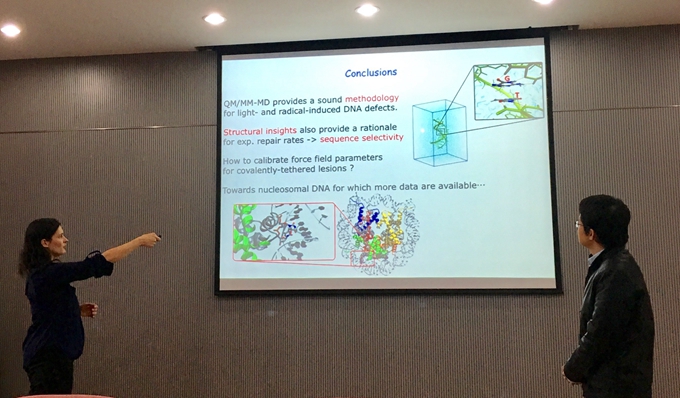 10月31日化学优秀学者学术系列讲座——Elise Dumont:Modelling the induction and repair of complex DNA lesions